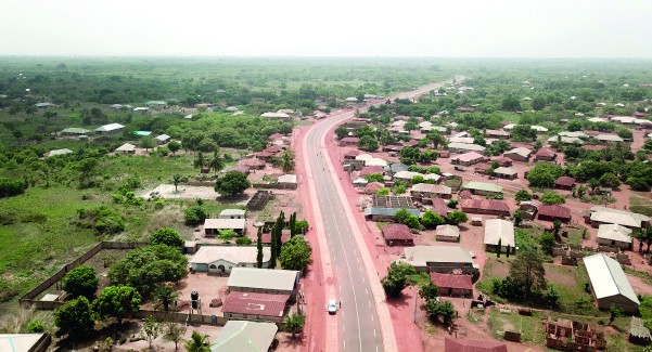 Bitumage de la route Kétou - Idigny